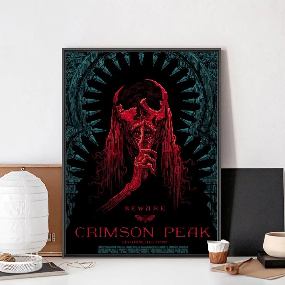 B-CrimsonS-G-PeakS 포스터 프레임 없음, 크래프트 클럽 바 페이퍼, 빈티지 포스터, 벽 아트 페인팅, 침실 서재 스티커