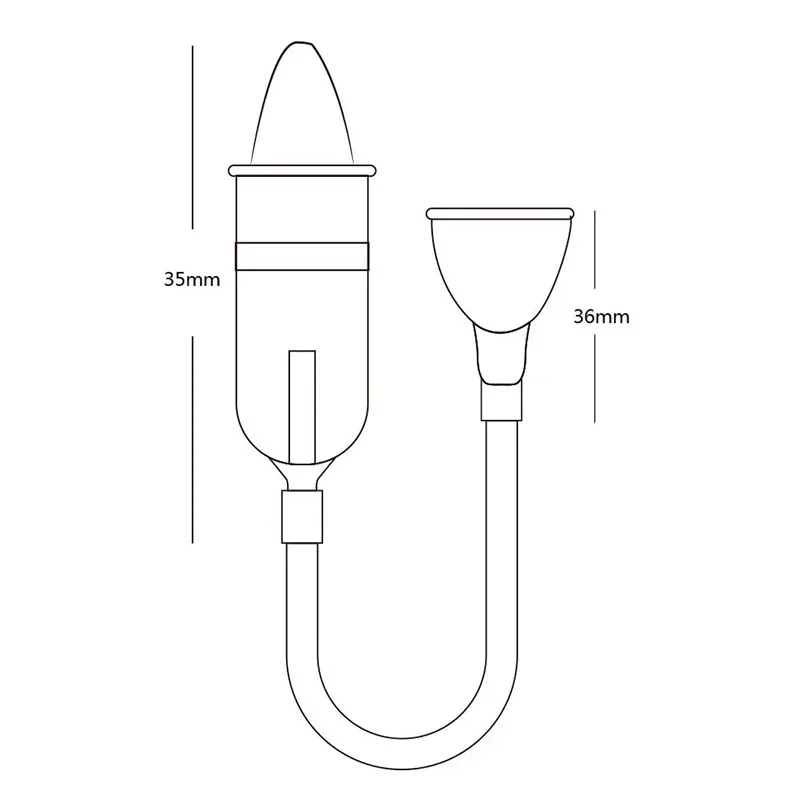 Nasal Aspirator Nasal Aspirator Soft Tip Safe Sucker Newborn Baby Vacuum Suction Sick Toddlers Practical Infant Absorption Nose Cleaner Snot