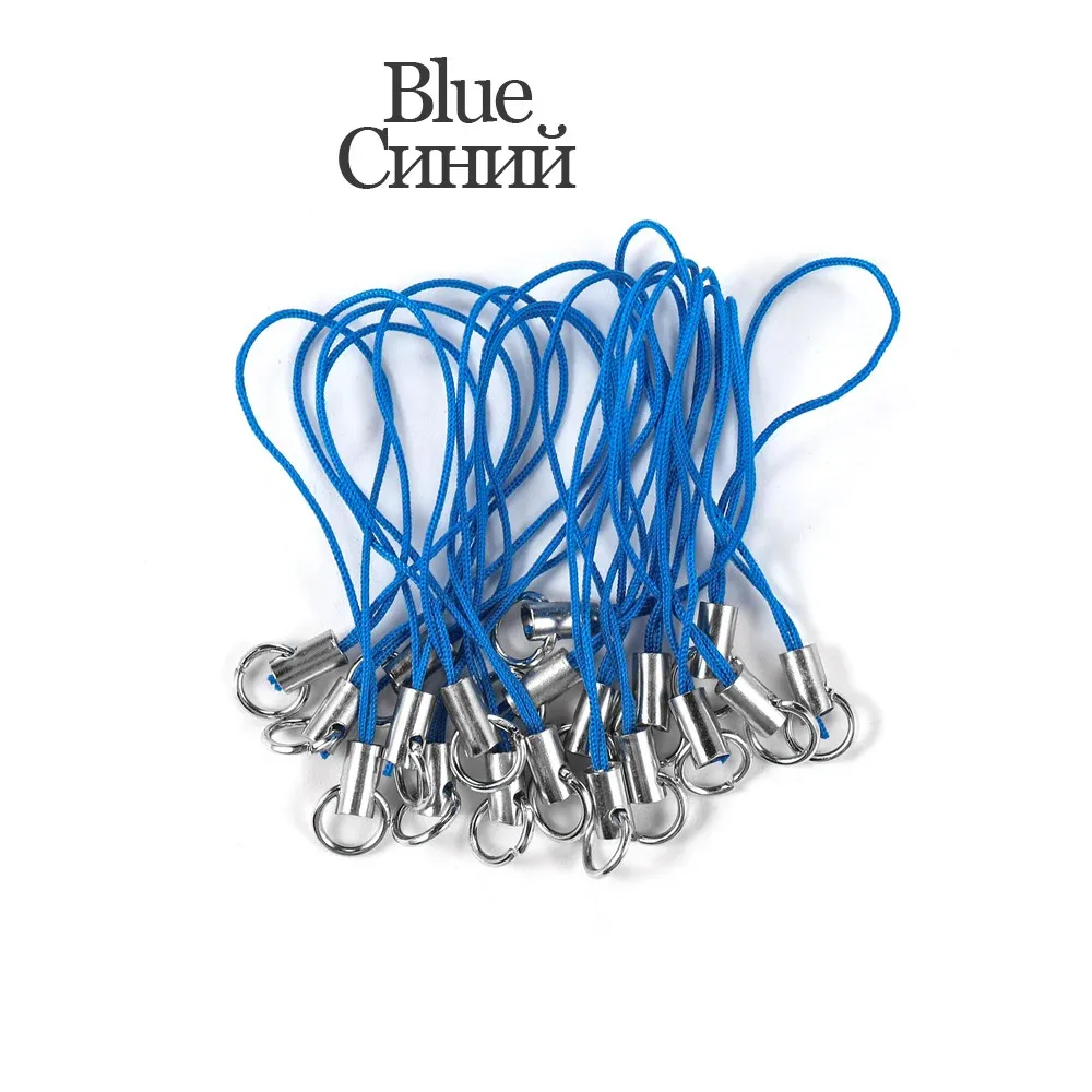 Assorted Pack of Lanyard Straps with Lobster Clasp Keychain Hooks - Decorative Keyring and Charm Set Accessories