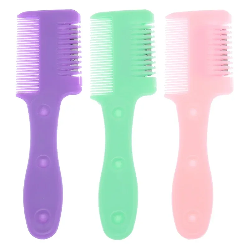 Meisha 1pcs 전문 헤어 면도날 빗 미용 절단 틴닝 빗 홈 DIY 틴닝 트리머 내부 블레이드 C0010A