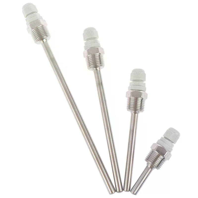 1Pcs 8MM 온도 센서 스테인레스 스틸 프로브 물 탱크 쉘 태양열 부품