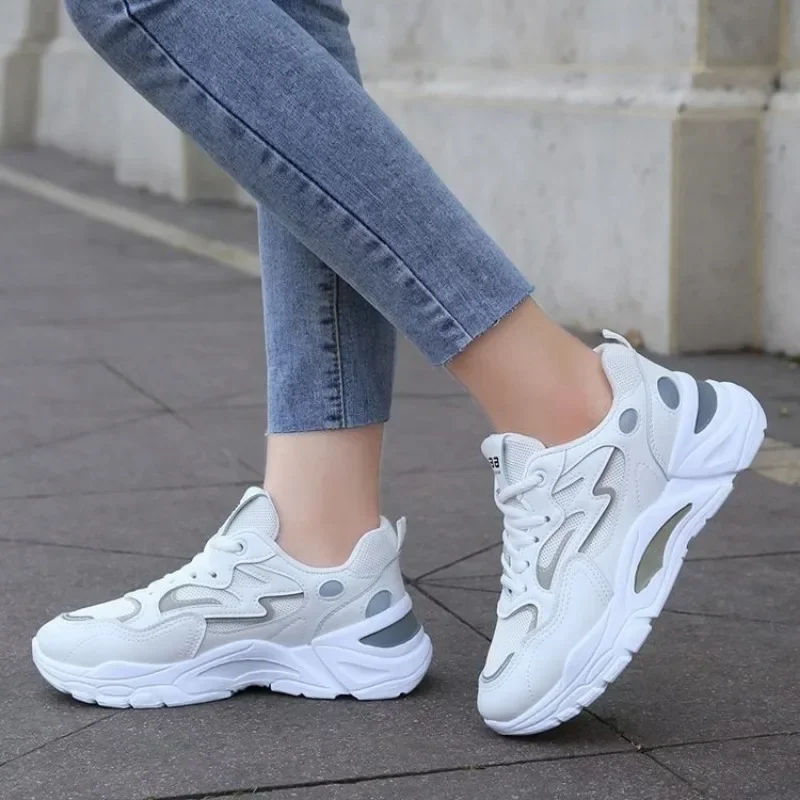 Height Increasing Chunky Sneakers Women Platform Shoes New Fashion Breathable Mesh Sport Women's Sneaker Casual Sneakers