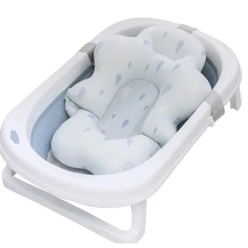 Tappetino da Bagno per Neonati, Supporto per Vasca da Bagno, Cuscino Antiscivolo, Supporto di Sicurezza per il Bagnetto, Morbido Cuscino Comfort per il Corpo