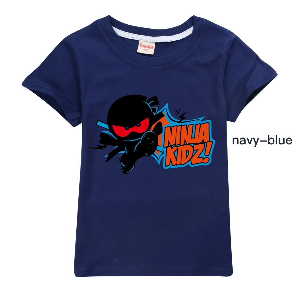 New Ninja Boys T-Shirts Summer Kids Clothes Ninjago T Shirts Children Polyester Top Tees for Ninja Kidz Costume Girls T-Shirt & Pants 2Pcs Set 