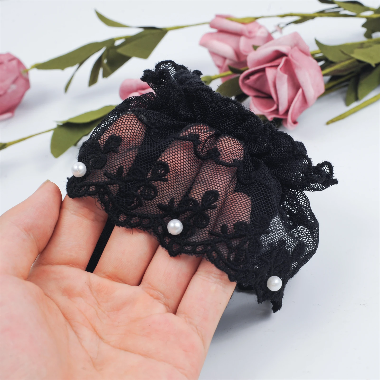 RMSWEETYIL 2 أزواج الدانتيل كشكش مكشكش الجوارب للن...