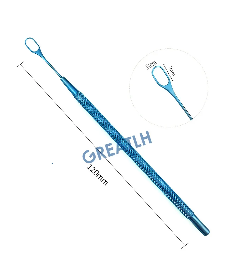Ophthalmic Surgical Instruments Eye Lens Loop Stainless Steel Titanium Veterinary Ophthalmic