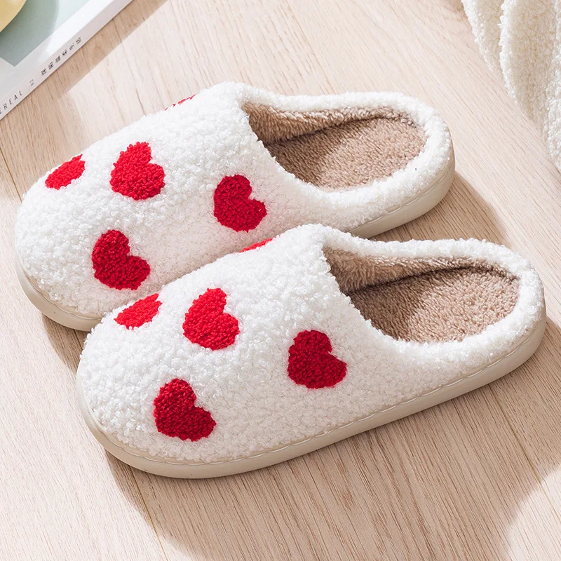 Women Indoor Slippers Warm Plush Home Slipper Autumn Winter Shoes Woman House Flat Floor Soft Silent Slides for Bedroom 6