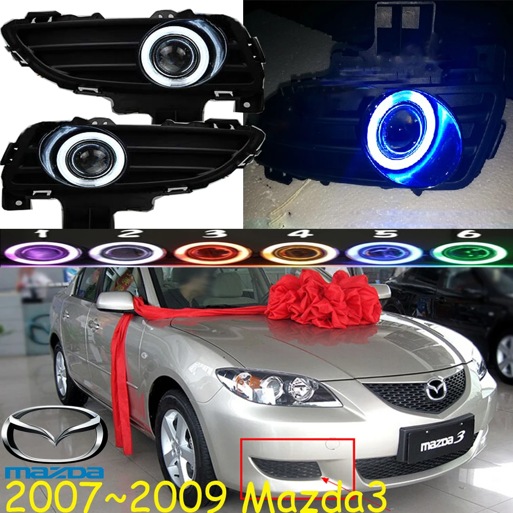 

2007 2008 2009y car bumper head light for mazda 3 mazda3 fog light car accessories headlight for mazda3 mazda 3 daytime light