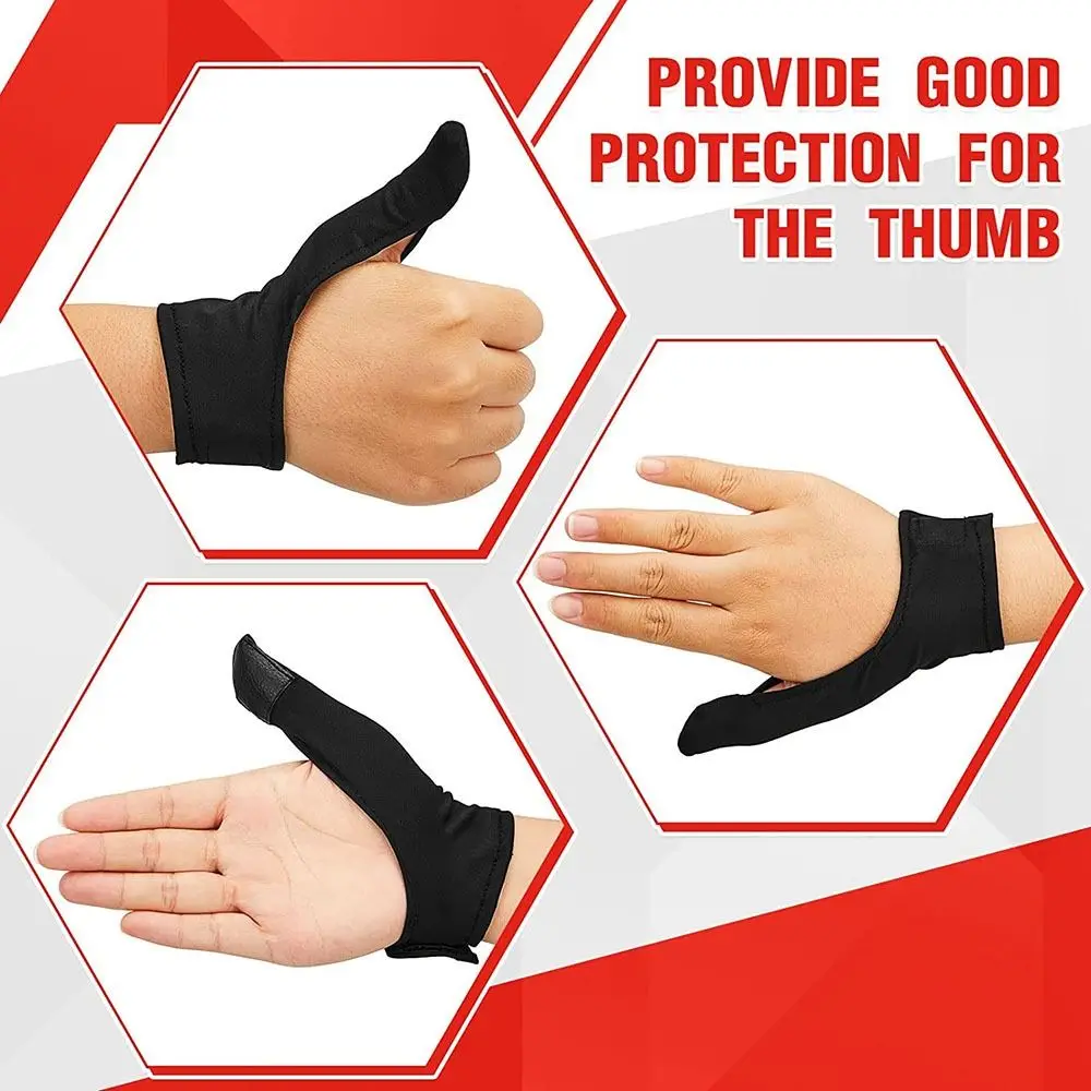 통기성 볼링 엄지 보호기 액세서리, 부드러운 탄성 볼링 엄지 가드, 범용 볼링 손가락 보호대 
