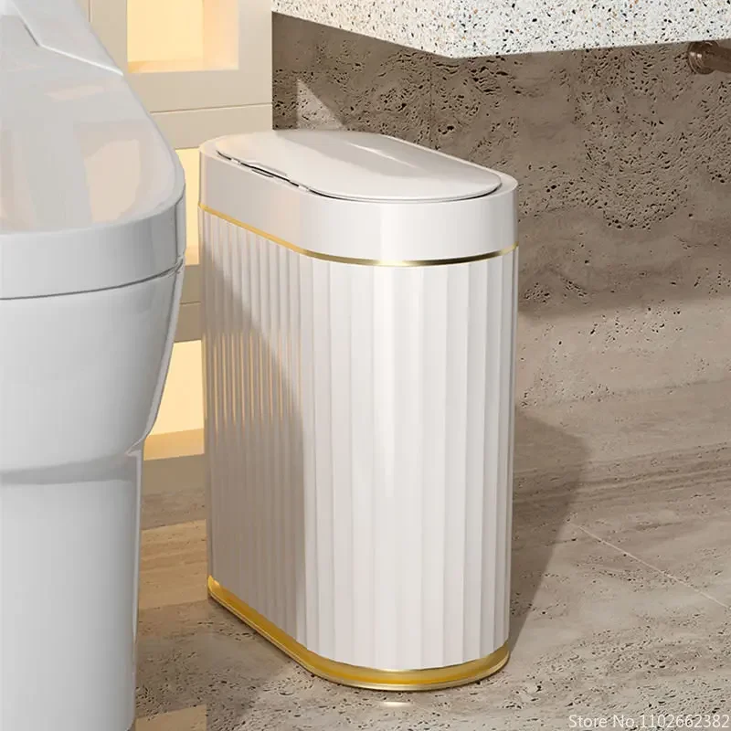 5L/7L/9L Smart Trash Can Electronic Automatic Smart Sensor Garbage Bin Household Toilet Waste Garbage Can for Kitchen Bathroom 3