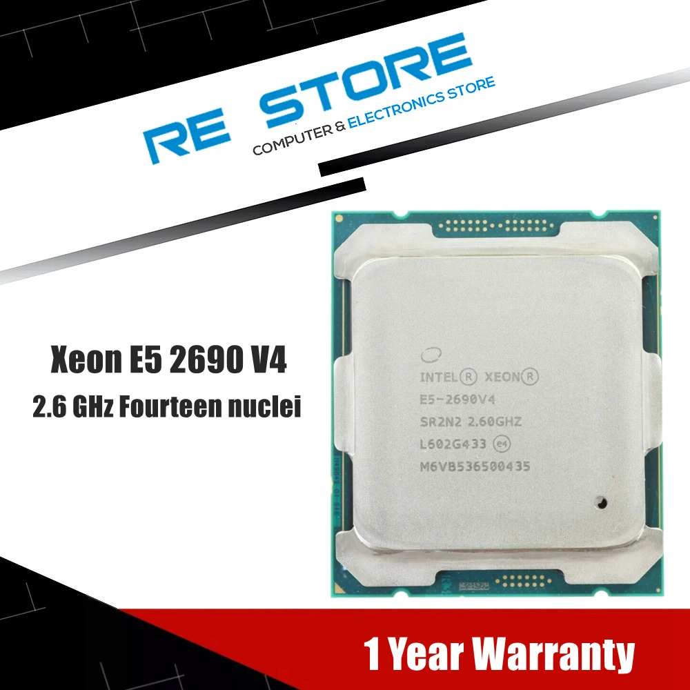 Intel Xeon E5 2690 V4 Processor 2.6ghz Fourteen Nuclei 35m 135w 14nm ...