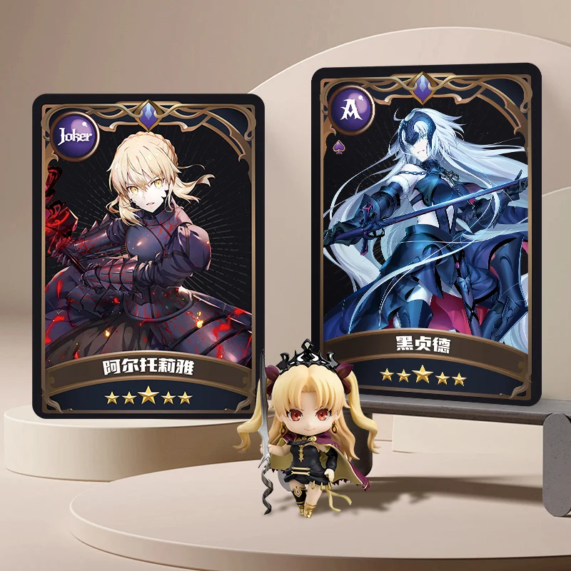 

Game Fate/Grand Order FGO Joan of Arc Alter Gilgamesh Saber Bronzing Creative Poker Multi-purpose Playing Card Props Werewolf