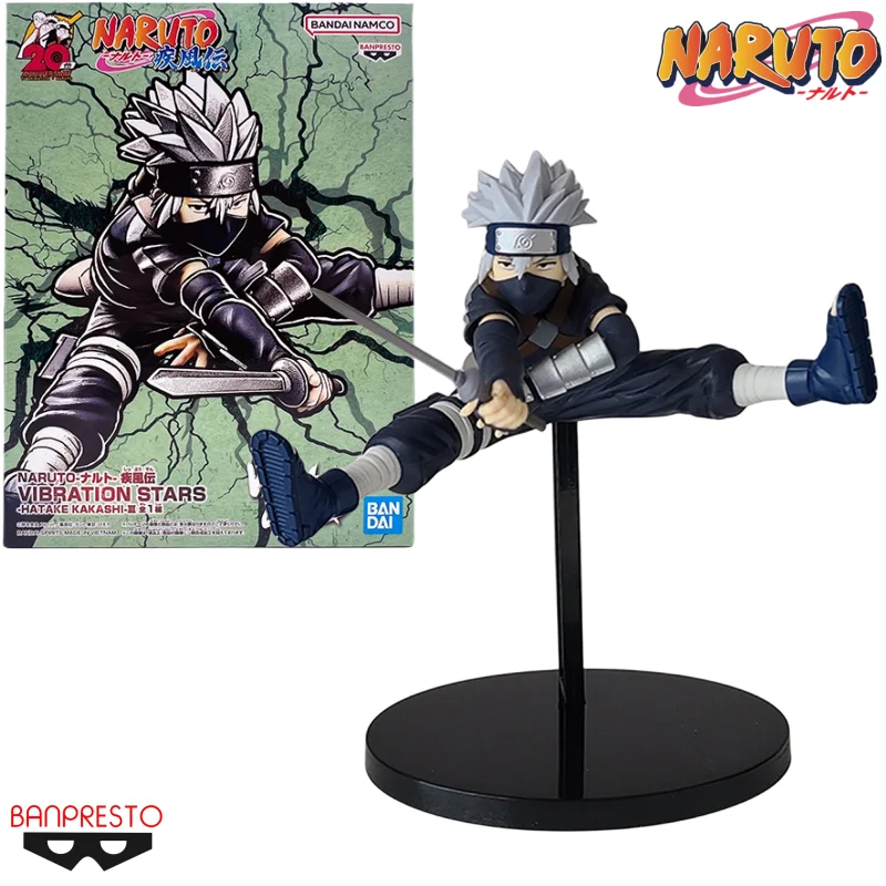 

In Stock Bandai Banpresto Japanese Genuine Naruto Kakashi Childhood Vibration Scenery Handicraft Model Toys