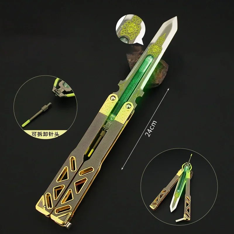 

Apex Legends Heirloom Games Weapons Luminous OCTANE Peripherals 24cm Toy Metal Katanas Model Sword Samurai Cosplay Gift Boy Toys