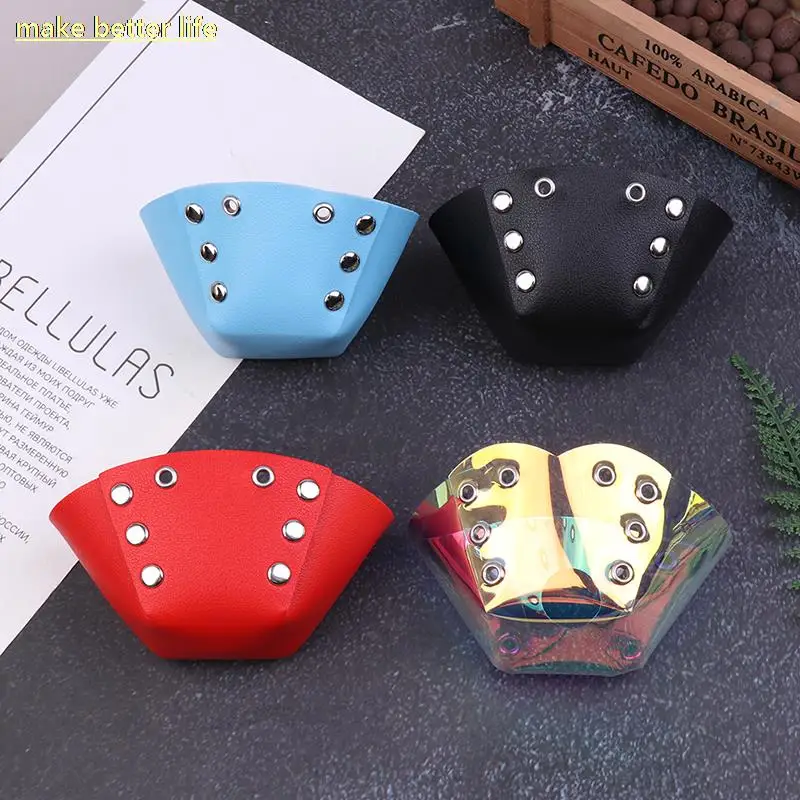 

NEW 1 Pair Roller Skate Toe Guards PU Leather Roller Skating Cap Protectors Shoe Shield