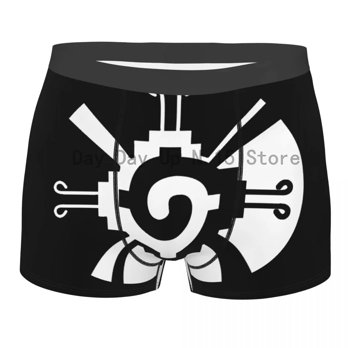 Cool Hunab Ku Mayan Aztec Sacred Symbol Boxers Shorts Underpants Male Breathbale Briefs Underwear