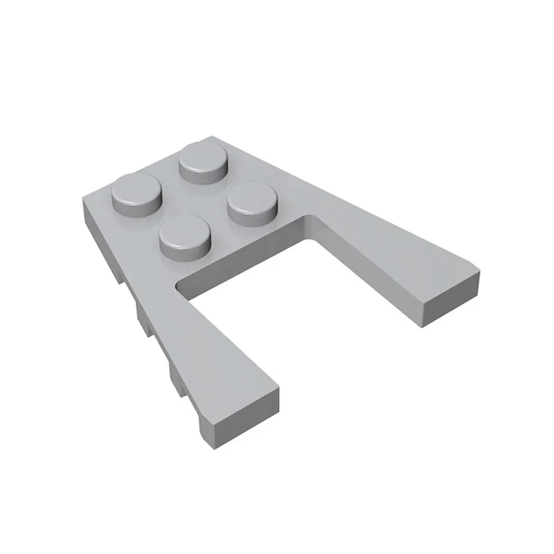 MOC 10PCS DIY 하이테크 43719 웨지 4X4 플레이트 보드 브릭 매력적인 클래식 적응형 블록 장난감 성인 소년 선물