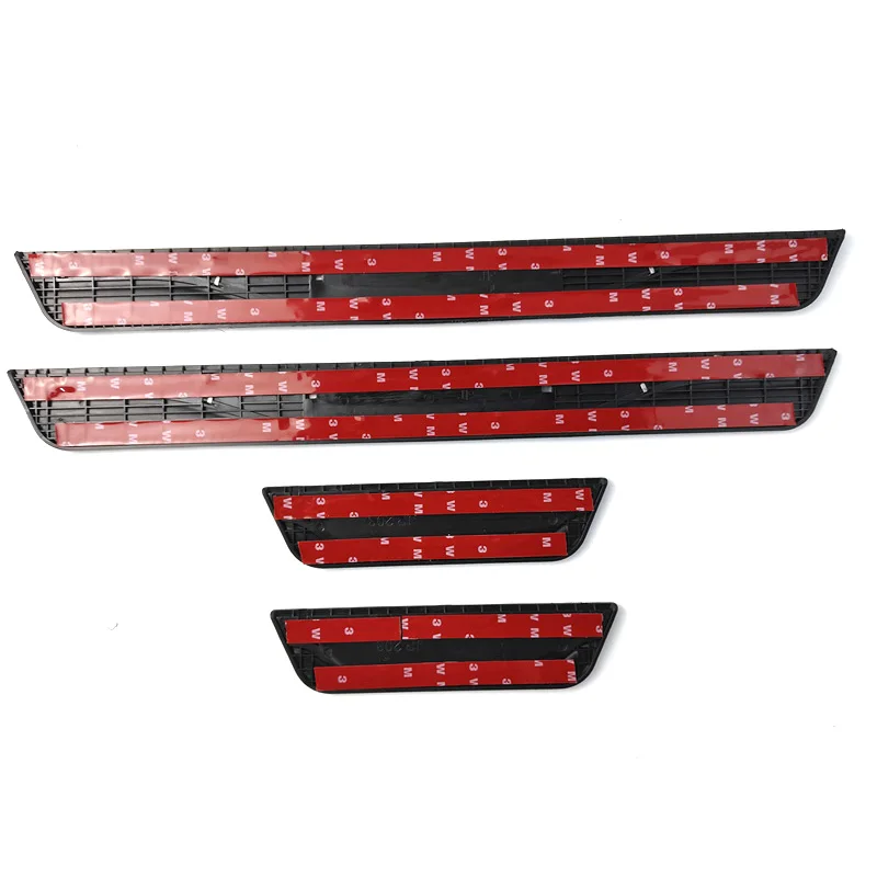 4 pièces/lot ABS acier inoxydable pour 2017-2023 MG ZS seuil de porte pédale bienvenue plaque de protection décoration couverture