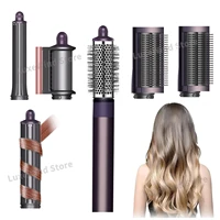 Ensemble de brosses pour sèche-cheveux 6 en 1, sèche-cheveux ionique à Air chaud à grande vitesse 110,000 tr/min avec baguette à friser automatique 30/40mm 1