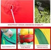 26FT Christmas Inflatable Santa Claus with Cindy Cane & Gift Boxes, Outdoor Blow Up Giant Santa Inflatable Christmas Decoration 5