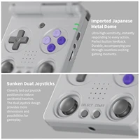 ANBERNIC RG34XXSP Console de jeu portable rabattable 3.4 ''écran IPS Linux 64 bits 64G 5000 + jeux prise en charge WIFI HDMI sortie TV Streaming 6