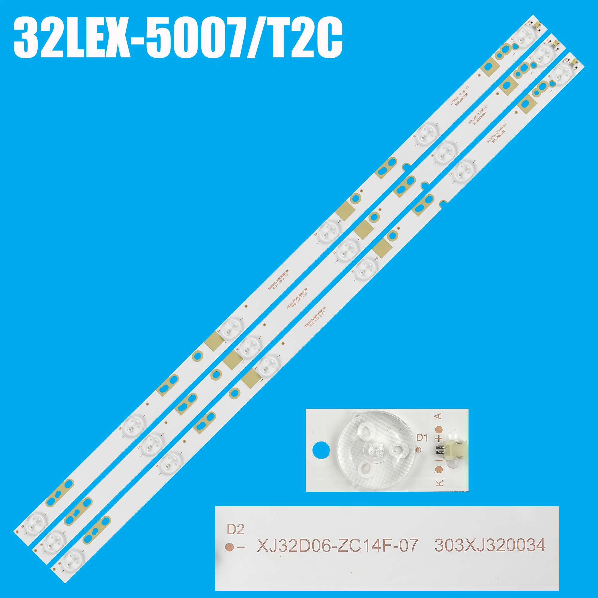 Светодиодные ленты подсветки для PLDED3273A-B LED32C8 HS320M02 XJ32D06-ZC14F-07 303XJ320034 SHYS32D06-ZC1FG-02 303HS320036
