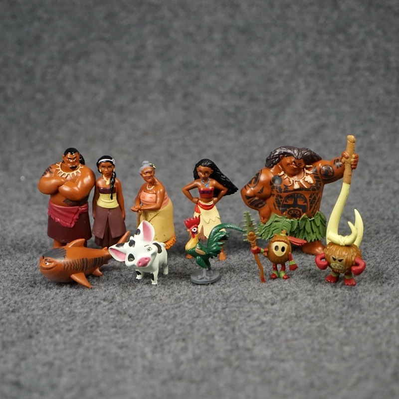 

Экшн-фигурки Moanaes Chief Maoyi Hei, анимация, периферийные, 10 моделей, живописные игрушки, настольное украшение