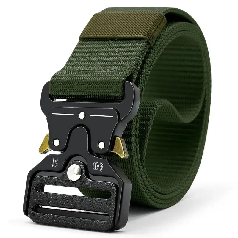 1pc Men's Belt Outdoor Multi Function Belt High Quality Canvas For Nylon Male Luxury Belts Women's Sport Jeans Belt Neutral Belt