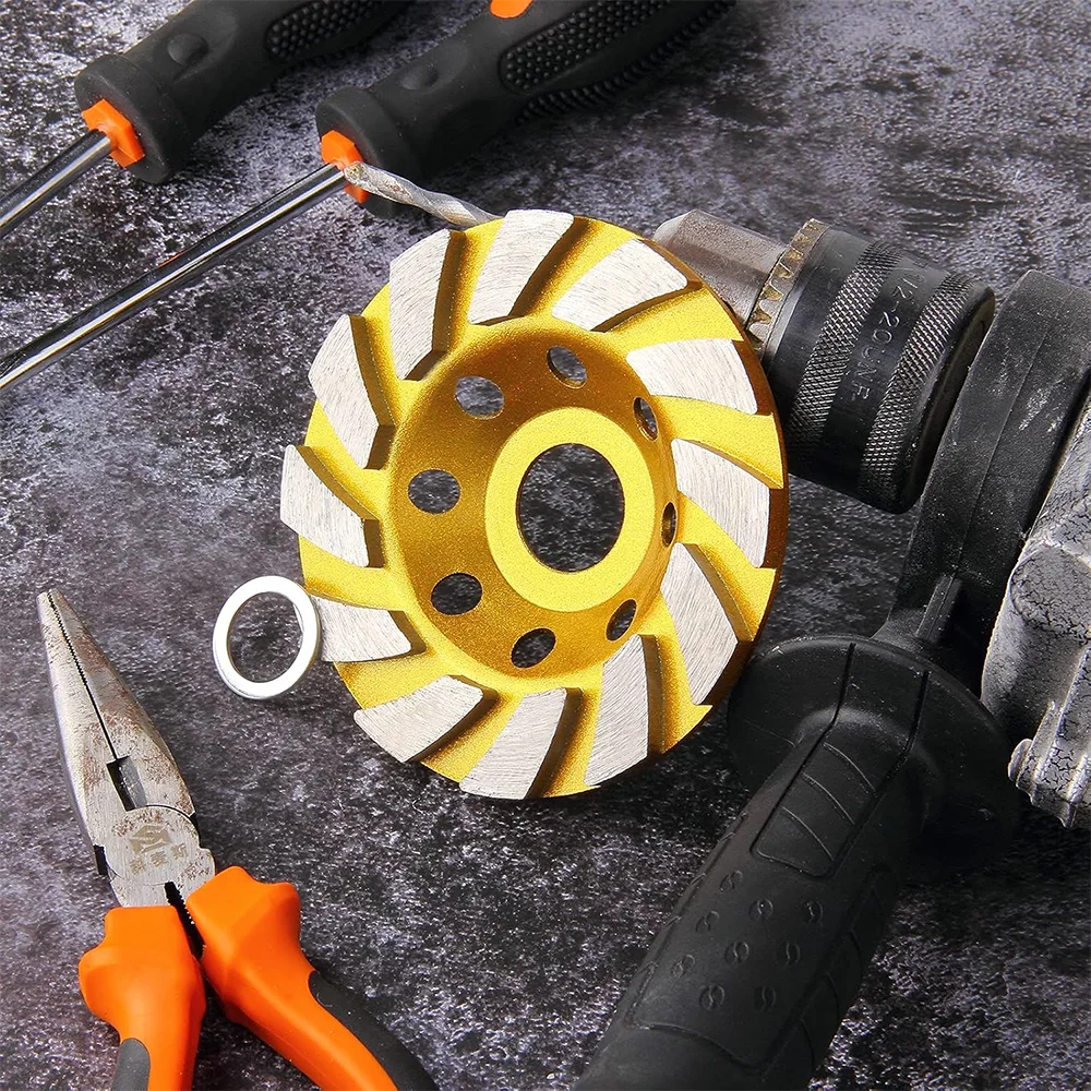 100mm Concrete Turbo Diamond Grinding Cup Wheel 12 Segs Heavy Duty Angle Grinder Wheels For Angle Grinder grinding disc,abrasive wheel,grinding wheel