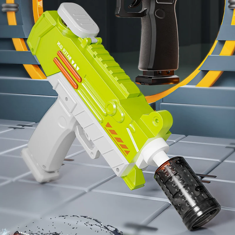 Electric Water Gun Toy with Lights for Kids Outdoor Play
