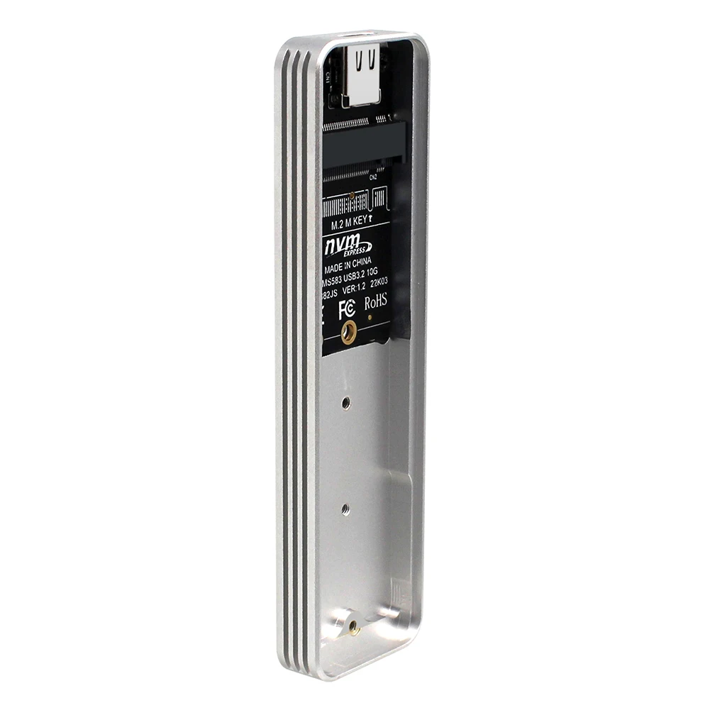 M.2 NVMe ָ Ʈ ̺  Ŭ,  ϵ ũ, USB 3.2, 2  ϵ ̺ ̽, SSD 2230, 2242, 2260/2280, 10Gbps