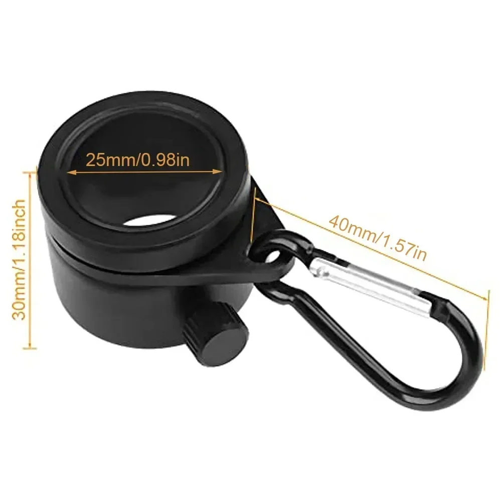 Flag Pole Rings Aluminum Alloy Durable Lightweight No Cracking No Deformation Home Garden 2 Pcs