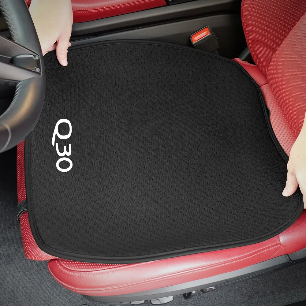 자동차 의자 쿠션 통기성 아이스 실크 패드, 인피니티 Q50 Q60 IPL QX60 QX70 QX50 QX30 Q30 Q30 QX80 Q70 카시트 보호대 커버