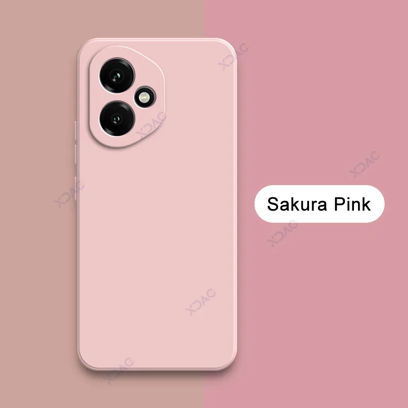 Luxury Candy Cellphone Cases with Lens Protection - Soft Square Liquid Silicone Armor