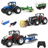 1/24 RC Tractor Trailer Truck 2.4G Electric Agricultural Engineering Vehicle Harvester Farm Equipment Kids Toys Gifts 1