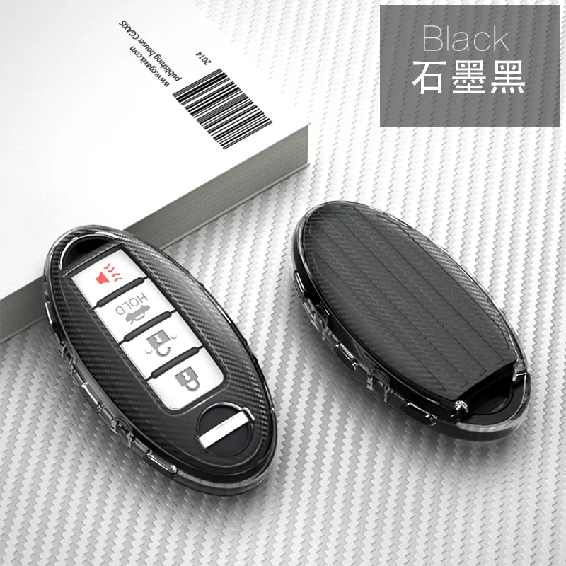 Tpu Car Key Case Cover Per Nissan Tidda Livida X-Trail T31 T32 Qashqai March Juke Pathfinder Note Gtr Portachiavi Ring Holder