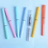 Japanese PLATINUM Pen PQ-200 Little Meteor Color Macaron Color Student Writing F Tip Pen Learning Stationery Office Supplies 3