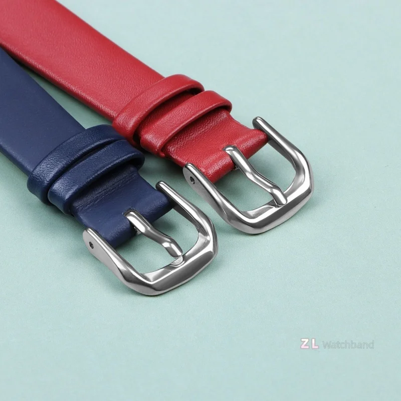 Elegant Retro Genuine Leather Watch Strap - Women's Small Size Variety