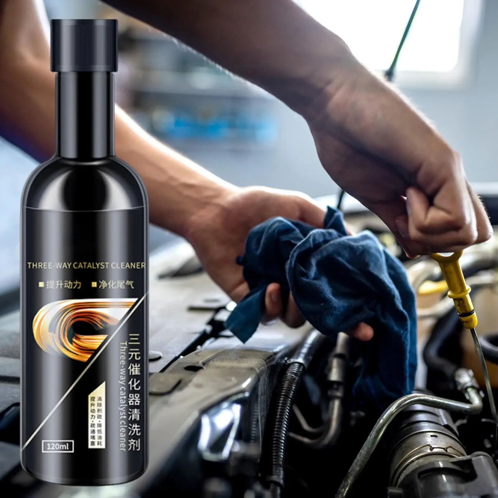 Engine Cleaner 120ml Carbon Removal Additive Car Boost Up Catalytic ...