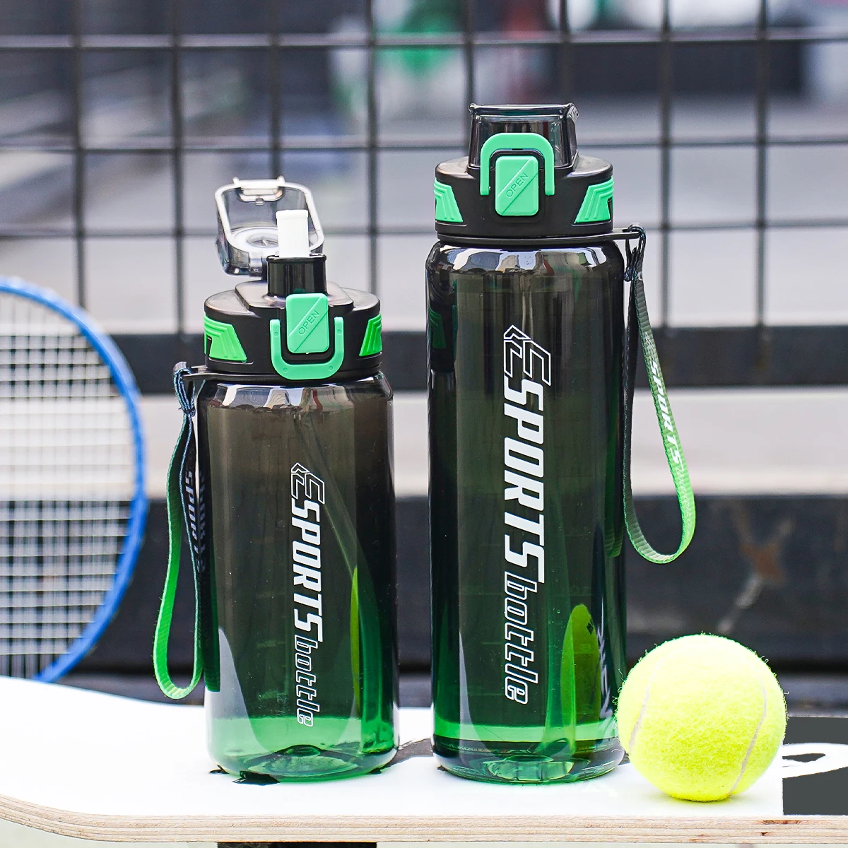 Bouteille d'eau de sport avec paille pour l'extérieur, 950 ml/31 oz, 700 ml/24 oz, idéale pour le fitness, cadeaux d'anniversaire et passionnés de sport