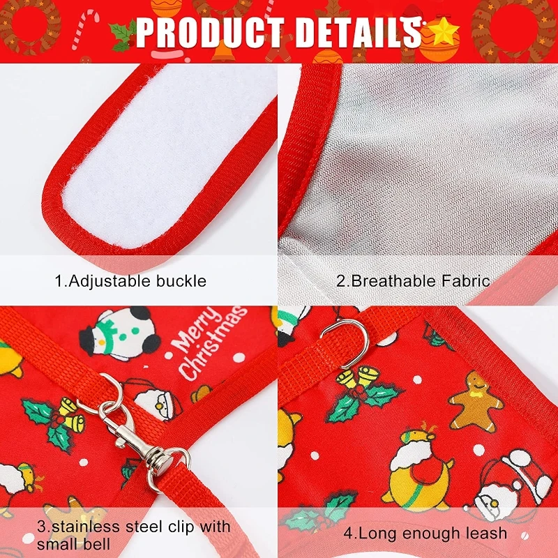 Small Pet Animal Harness Leash Set 5
