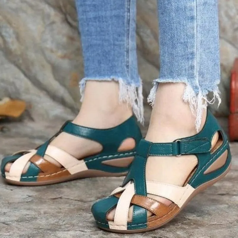 Women sandals Summer Open Toe Women Shoes Flat Sandals For Women Non-Slip Comfortable Lightweight Walking