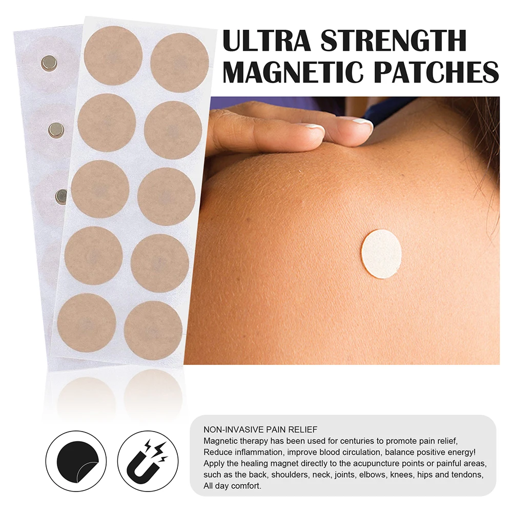 200-50pcs/Box Magnetic Acupoint Patches Magnet Acupuncture Therapy Plaster Care Body Pain Relief Stickers Beauty Health Care