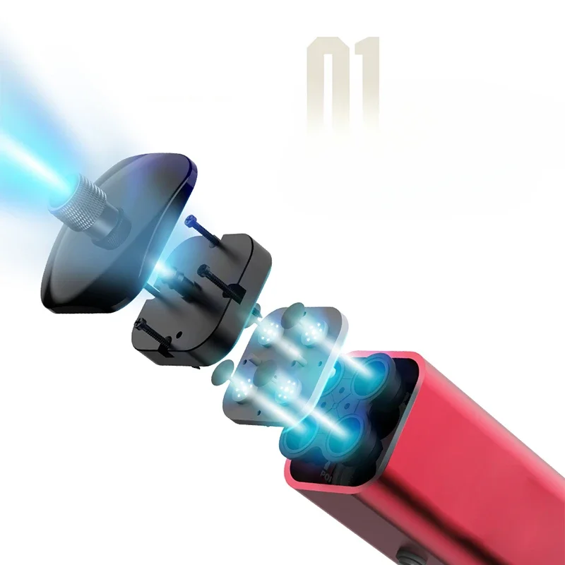 Black/Red Portable Air Pump Gas Self-start Stop Gundam Model Color Charging Pen Air Pump HM-02 PRO Handmade DIY Enthusiasts