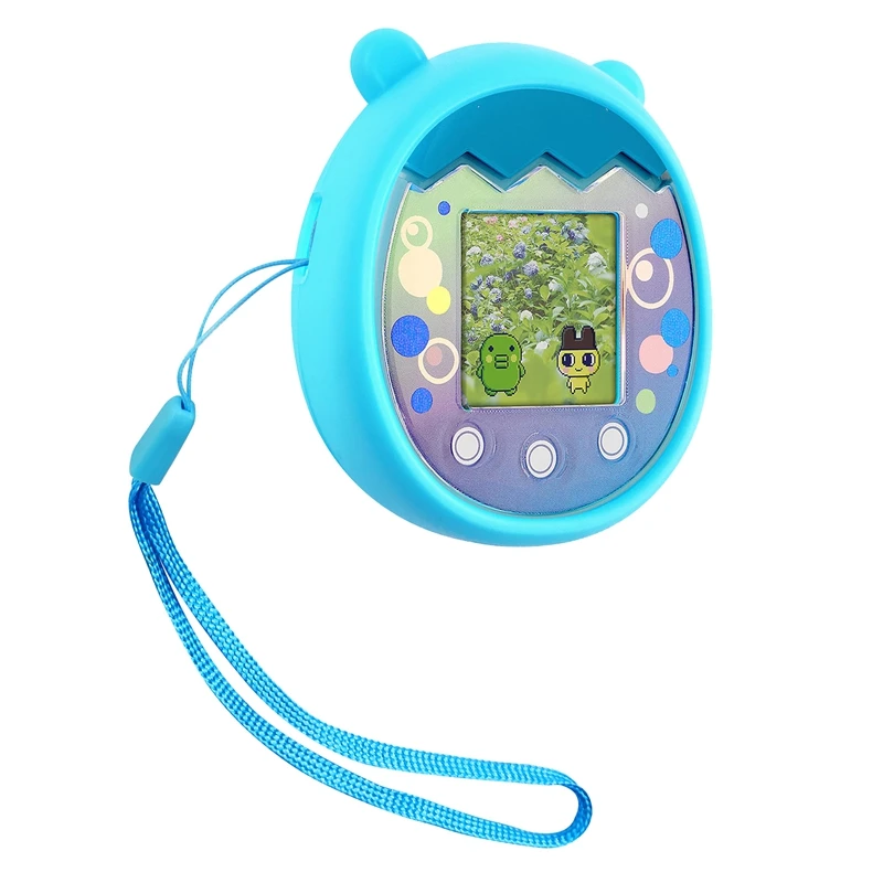 Silicone Case For Tamagotchi Pix Virtual Electronic Pet Machine Protective Cover Shell Waterproof Case With Lanyard 2