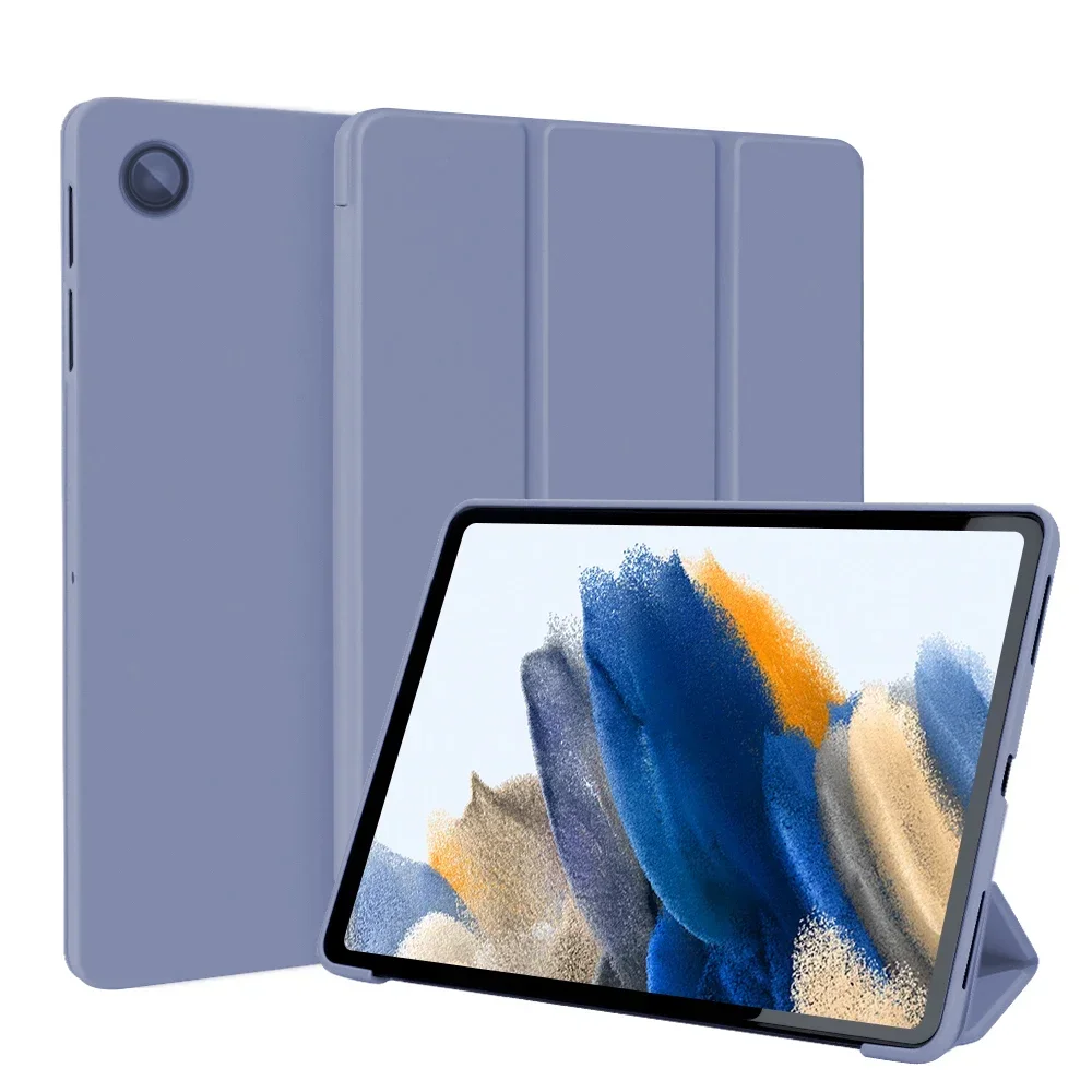 Premium Tri-Folding Magnetic Leather Tablet Case, TPU Protective Cover