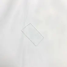 

2Pcs Total Size 34.6x21.6x1.5mm Fused Quartz Glass Window Plate For Camera Sensor Cover Protective