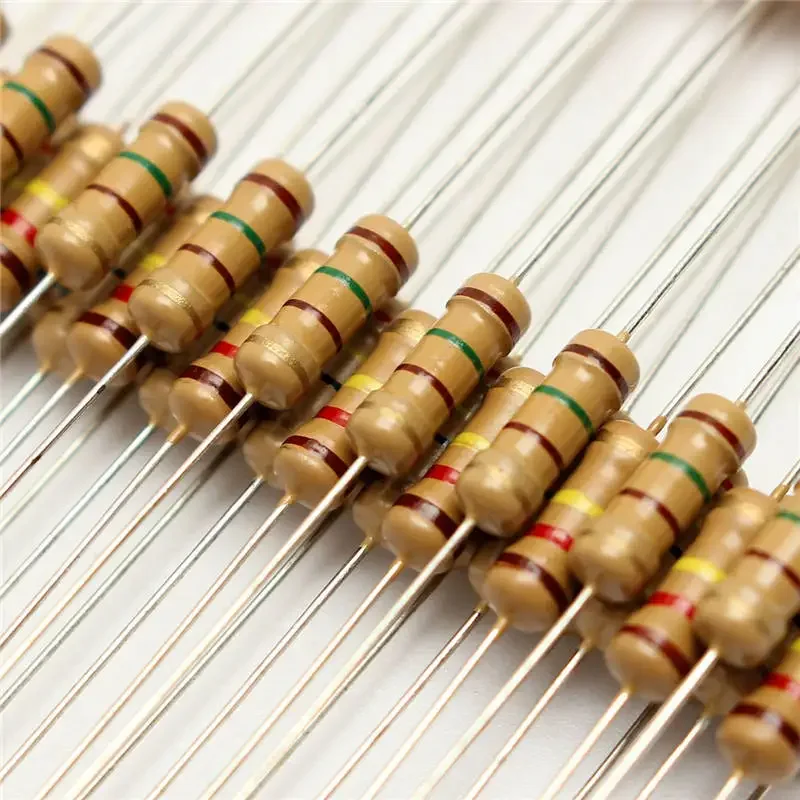 300pcs 1ohm-3M ohm 1/2W Carbon Film Metal Resistors Assortment Kit 30 Values metal film resistor,metal film resistors,carbon film resistor