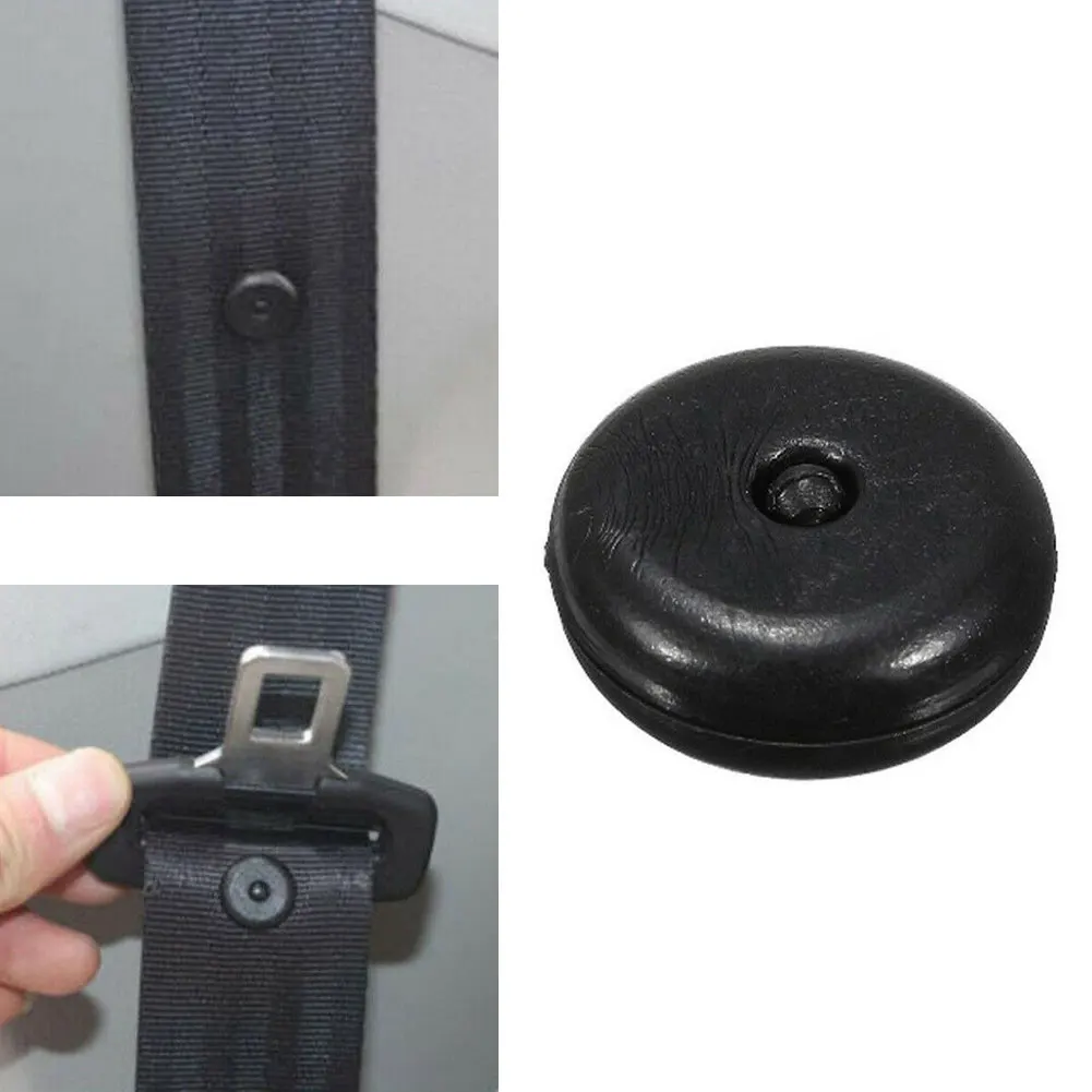 2PCS Car Safety Seatbelt Stopper Buckle Automobile Seat Belt Spacing Limit Stop Plastic Anti slip Buttons Retainer