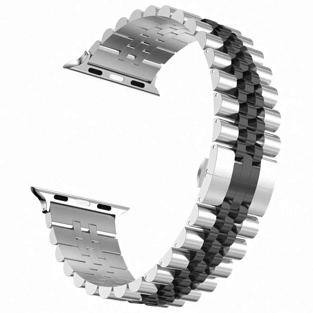 Premium Steel Strap for Apple Watch - Elegant Metal Replacement Bracelet